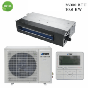 Climatiseur York Gainable 36000 BTU Inverter 14.5 kw