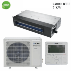 Climatiseur York Gainable 24000 BTU Inverter 7 kw