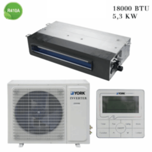 Climatiseur York Gainable 18000 BTU Inverter 5.3 kw