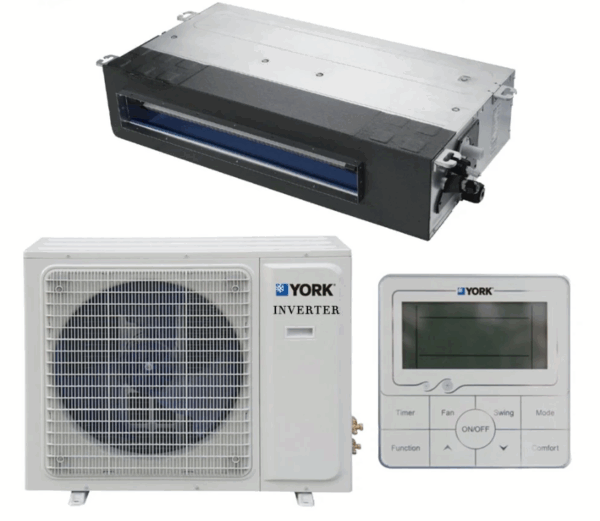 Climatiseur York Gainable 9000 BTU Inverter 2.6 kW