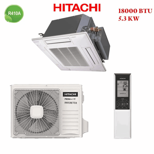 Climatiseur Cassette HITACHI 18000 Btu Inverter 5.3 Kw