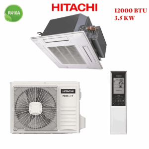 Climatiseur Cassette HITACHI 12000 Btu R410 3.5 Kw