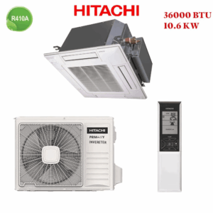 Climatiseur Cassette HITACHI 36000 Btu Inverter 10.6 Kw
