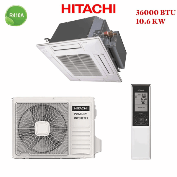 Climatiseur Cassette HITACHI 36000 Btu Inverter 10.6 Kw