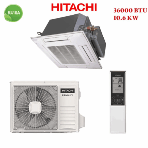 Climatiseur Cassette HITACHI 36000 Btu R410 10.6 Kw