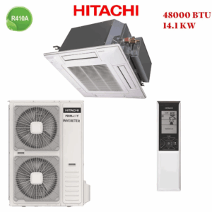Climatiseur Cassette HITACHI 48000 Btu R410 14.1 Kw