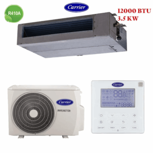 Climatiseur Gainable Carrier 12000 Btu Inverter 3.5 Kw