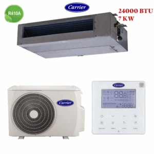 Climatiseur Gainable Carrier 24000 Btu R410 7 Kw