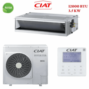 Climatiseur Gainable Ciat 12000 Btu Inverter 3.5 Kw