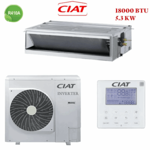 Climatiseur Gainable Ciat 18000 Btu Inverter 5.3 Kw