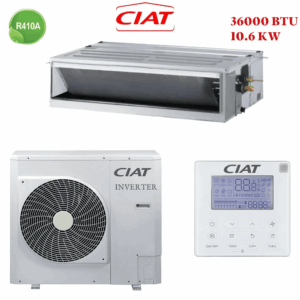 Climatiseur Gainable Ciat 36000 Btu Inverter 10.5 Kw