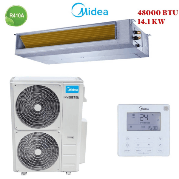 Climatiseur Gainable Midea 48000 BTU Inverter 14 kW