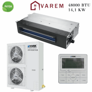 Climatiseur York Gainable 48000 BTU Inverter 14.1 kW