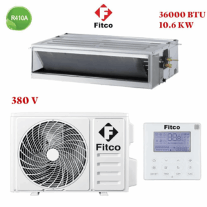 Climatiseur Gainable Fitco 36000 Btu 10.6 Kw 380V