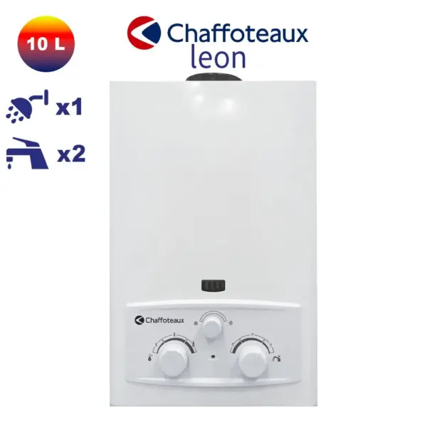 Chauffe-eau à Gaz Chaffoteaux Léon 10 L