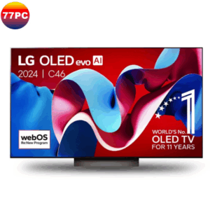 Smart TV LG OLED evo C4 4K 77 pouces – OLED77C46LA