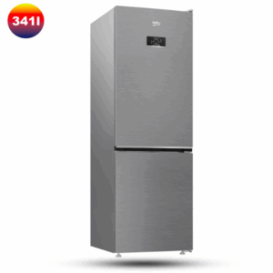 COMBINE BEKO 341L 2 PORTES SILVER NO FROST B3RCNA400HSX
