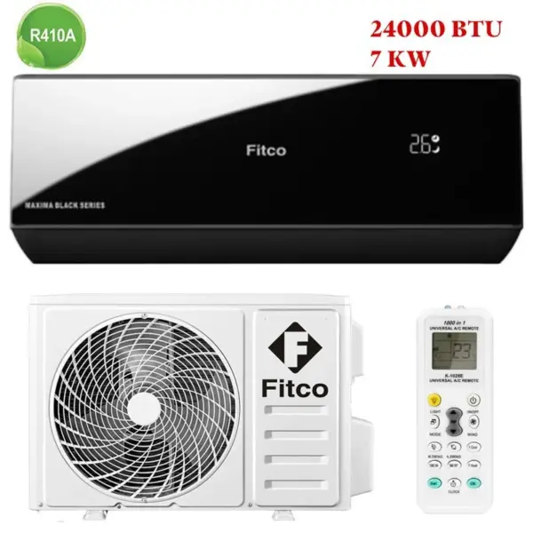Climatiseur FITCO 24000 Btu Maxima Black Mirror