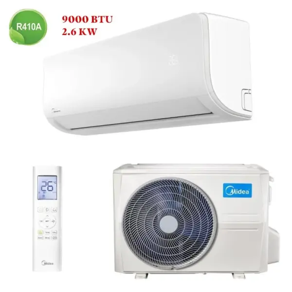 Climatiseur Split Mural Midea 9000 btu R410
