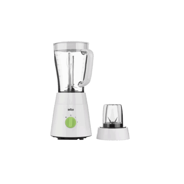 BLENDER BRAUN 2 VITESSES + PULSE - 1,75 L - 500 W BLANC/VERT