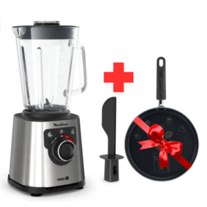 BLENDER MOULINEX 1200W+CREPIERE 25CM +POT DE PATE A TARTINE