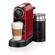 CAFETIERE NESPRESSO CITIZ & MILK C123 ROUGE CERISE