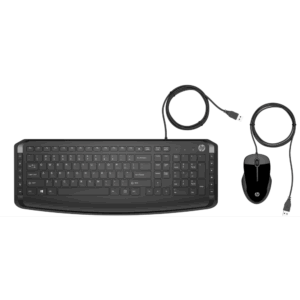 CLAVIER ET SOURIS FILAIRES HP 200 AZERTY