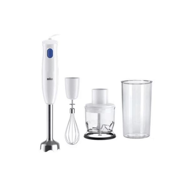 MIXEUR PLONGEANT BRAUN MULTIQUICK 1 + MINI HACHOIR + FOUET