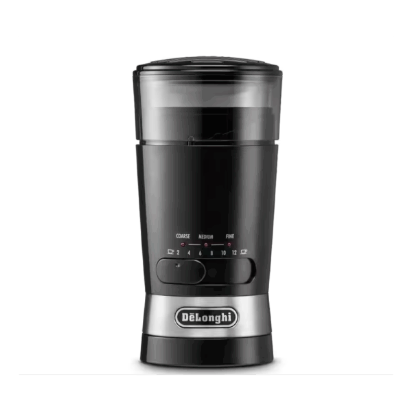 MOULIN À CAFÉ DELONGHI 90 GRAMMES, LAMES EN ACIER INOXYDABLE, RÉGLABLE