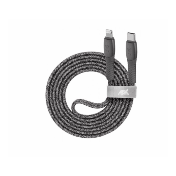 Câble Rivacase Type‑C ▶ Lightning – 1,2 m Gris