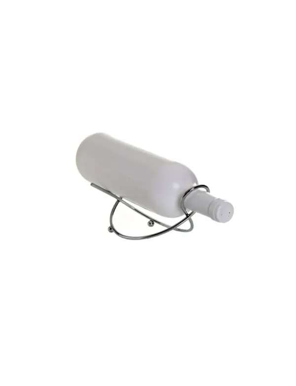 Casier à bouteilles UNIMASA 19x9x8cm – Fer chromé – Image 2