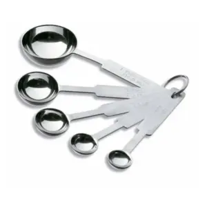 Ensemble 5 cuillères à doser inox 18/10 Lacor | Mesures précises