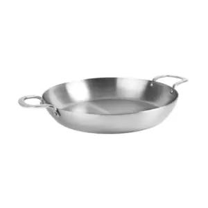 Plat à Paella 32 cm Ferrum LACOR | Fer Naturel & Robuste