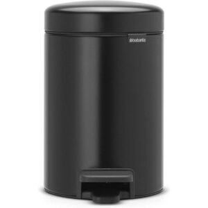 Poubelle 3L Brabantia Noir Mat | Compacte & Design