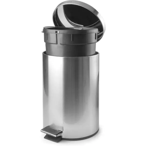POUBELLE Á PÉDALE INOX 12 LT LACOR – Image 2