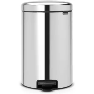 Poubelle à Pedale NewIcon 20L BRILLIANT STEEL BRABANTIA