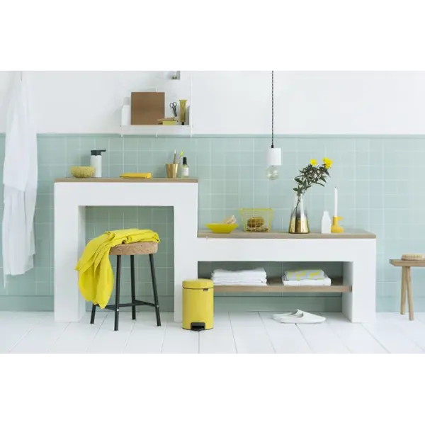 Poubelle à Pedale NewIcon 3L DAISY YELLOW BRABANTIA – Image 4