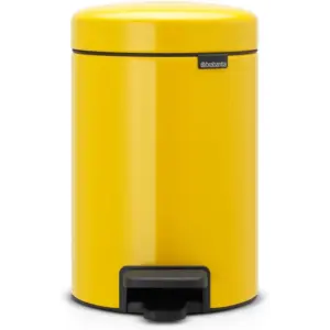Poubelle à Pedale NewIcon 3L DAISY YELLOW BRABANTIA