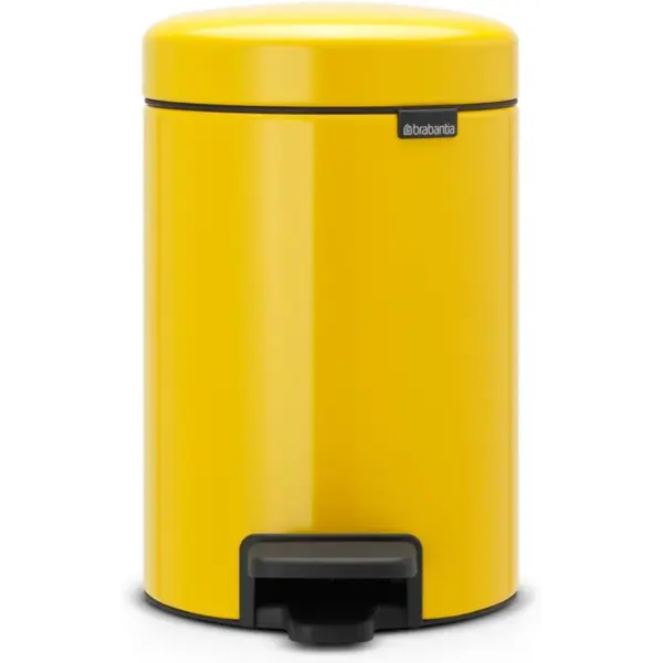 Poubelle à Pedale NewIcon 3L DAISY YELLOW BRABANTIA