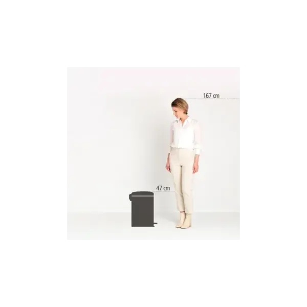 Poubelle Brabantia NewIcon 20L – Terracotta Pink – Image 2