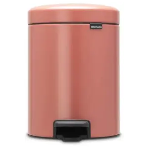 Poubelle à Pedale Newlcon, 5L - Terracotta Pink BRABANTIA
