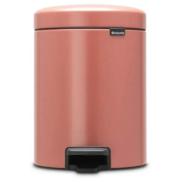 Poubelle à Pedale Newlcon, 5L - Terracotta Pink BRABANTIA