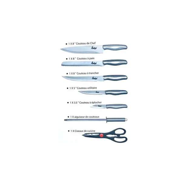 Set de Couteaux Pandiani PB063 | Précision & Durabilité – Image 2