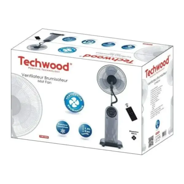 Ventilateur brumisateur Techwood TVB-4093 – Image 2