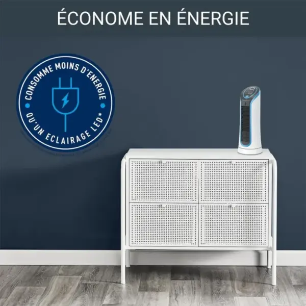 Ventilateur Colonne Compact 3V Rowenta Eole | Oscillation 3D – Image 4